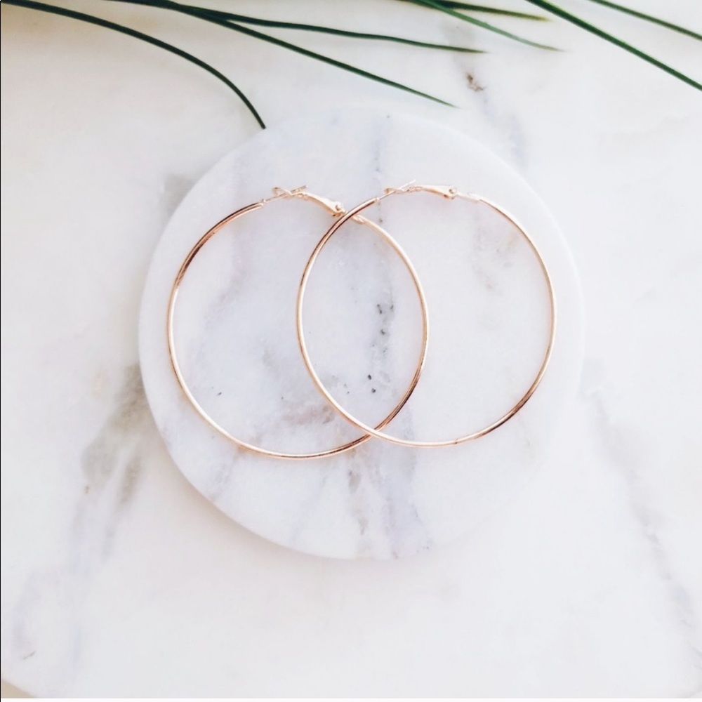 New Rose Gold Earrings 2.25’